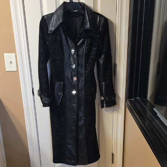 Aerazzurri Jackets & Blazers - Elegant Black Trench Coat